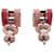 Hermès Orecchini HERMES Mini Pop H Rocabar Rosa D'oro  - vista 2