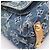 Borsa a tracolla Louis Vuitton Monogram Denim Baggy PM Blu Beige - vista 14