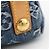 Borsa a tracolla Louis Vuitton Monogram Denim Baggy PM Blu Beige - vista 16