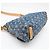 Borsa a tracolla Louis Vuitton Monogram Denim Baggy PM Blu Beige - vista 6