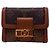 Louis Vuitton Monogram Reverse Portefeuille Dauphine Compact Wallet Marrone Beige