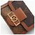 Louis Vuitton Monogram Reverse Portefeuille Dauphine Compact Wallet Marrone Beige - vista 4