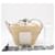 Borsa a secchiello con coulisse Loewe Bianco Beige - vista 3