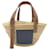 Bolso Loewe Small Basket Castaño Beige Azul marino  - vista 1