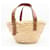 Bolso Loewe Small Basket Castaño Beige Azul marino  - vista 2