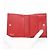 Portefeuille bi-fold Prada Saffiano Triangle Noir Rouge - vue 10