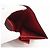 Portefeuille bi-fold Prada Saffiano Triangle Noir Rouge - vue 11