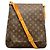 Louis Vuitton Monogram Musette Schultertasche Braun Beige