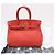 Hermès Borsa HERMES Dogo Birkin 30 Rouge Casaque Rosso - vista 3