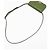 Borsa a spalla e clutch Loewe Goya Accordion D'oro Verde - vista 6