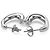 Orecchini a mezzo cerchio in argento Tiffany & Co. - vista 6