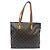 Louis Vuitton Monogram Cabas Mezzo Handtasche Braun Beige