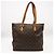 Louis Vuitton Monogram Cabas Mezzo Handtasche Braun Beige - Ansicht 2