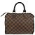 Louis Vuitton Speedy Bandoulière Damier 25 Marrone - vista 2