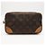 Borsa a pochette Louis Vuitton Monogram Marly Dragonne PM Marrone Beige - vista 2