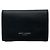 Yves Saint Laurent Leather Compact Wallet Black