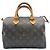 Borsa Louis Vuitton Monogram Speedy 25 Marrone Beige