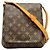 Borsa a Spalla Musette Salsa Monogramma Louis Vuitton Marrone Beige