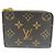 Portafoglio Monogramma Louis Vuitton Marrone Beige Giallo