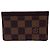 Portabiglietti Louis Vuitton Damier Marrone Beige