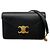Céline Portafoglio a catena Margo in pelle di vitello lucida Celine Nero