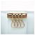 Louis Vuitton Monogram Multicles 4 Key Case Braun Blau Beige - Ansicht 12