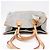 Borsa Louis Vuitton Monogram Denim OnTheGo MM Blu Beige - vista 7