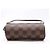 Louis Vuitton Papillon Pochette Damier Ebene mini Marrone - vista 2