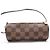 Louis Vuitton Papillon Pochette Damier Ebene mini Marrone - vista 2