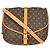 Louis Vuitton Saumur Monogram 35 Marrone