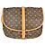 Louis Vuitton Saumur Monogram 35 Marrone - vista 2