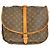Louis Vuitton Saumur Monogram 35 Marrone - vista 2