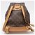 Borsa a tracolla Louis Vuitton Monogram Montsouris MM Marrone Beige - vista 2