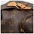 Borsa a tracolla Louis Vuitton Monogram Montsouris MM Marrone Beige - vista 4