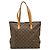 Borsa Louis Vuitton Monogram Cabas Mezzo Marrone Beige