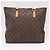 Borsa Louis Vuitton Monogram Cabas Mezzo Marrone Beige - vista 2