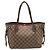 Borsa Louis Vuitton Damier Neverfull PM Marrone Beige