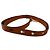 Fendi Selleria Strap You Schultergurt aus Leder Braun