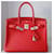 Hermès Borsa Hermes Birkin 30 Epsom Rosa Rosso  - vista 5