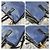 Borsa Tote Prada Saffiano Lux Medium Galleria Blu/Nero - vista 9
