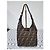 Borsa a Tracolla Fendi Zucchino FF Top Marrone Monogramma - vista 3