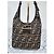 Borsa a Tracolla Fendi Zucchino FF Top Marrone Monogramma - vista 6