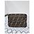 Borsa a Tracolla Fendi Zucchino FF Top Marrone Monogramma - vista 7