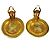 Chanel Vintage Multi CC Round Clip-On Metal with Faux Pearl D'oro - vista 2
