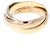 Anello Cartier Trinity in oro bianco oro giallo e oro rosa 18K