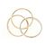Anello Cartier Trinity in oro bianco oro giallo e oro rosa 18K - vista 3