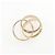 Anello Cartier Trinity in oro rosa bianco e giallo 18K - vista 3