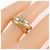 Anello Cartier Trinity in oro rosa bianco e giallo 18K - vista 5