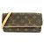 Louis Vuitton Monogram Pochette Twin PM M51854 Shoulder Bag Marrone