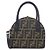Borsa a mano Fendi in tela marrone